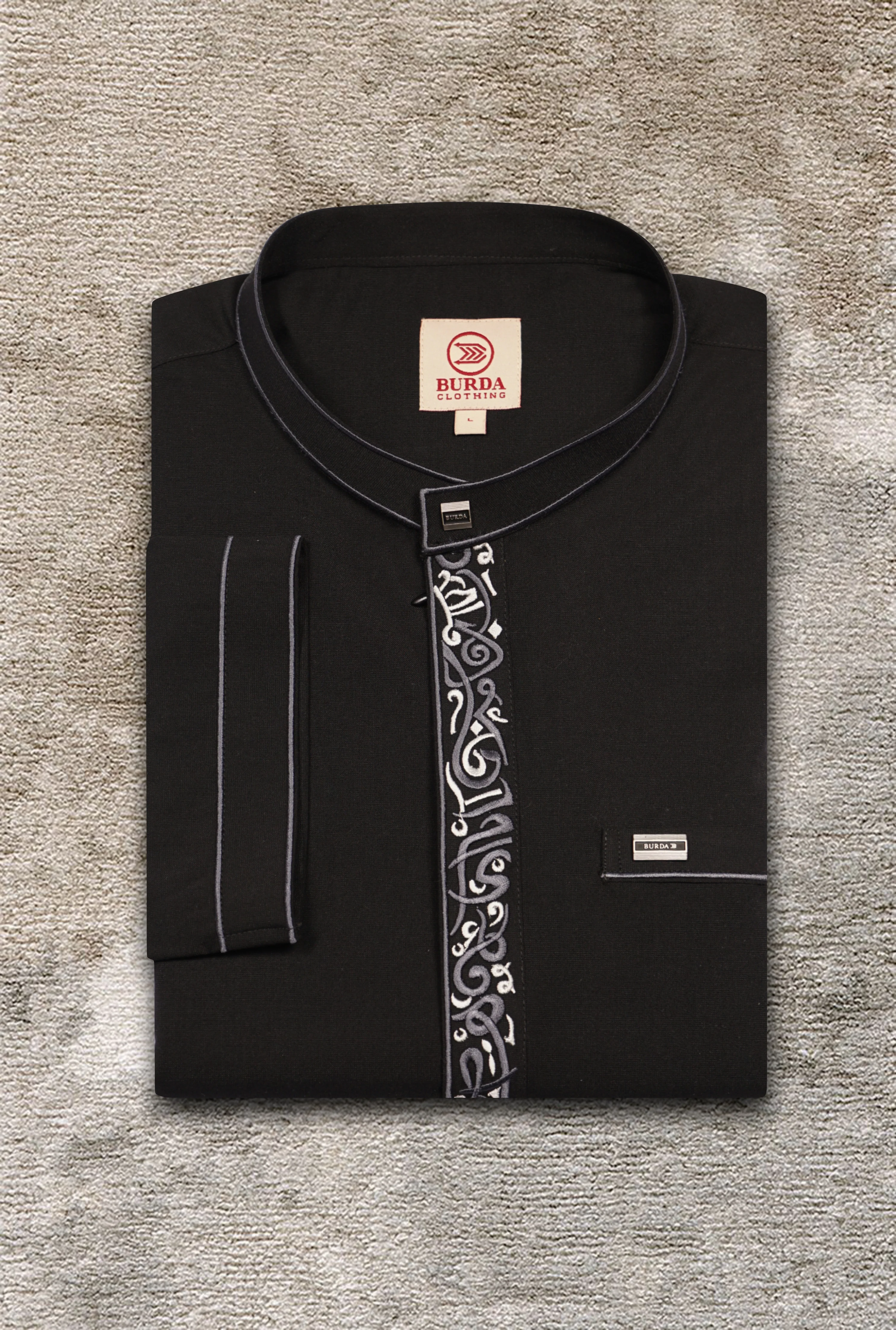 Adult Kurta 402 Black - Image 5