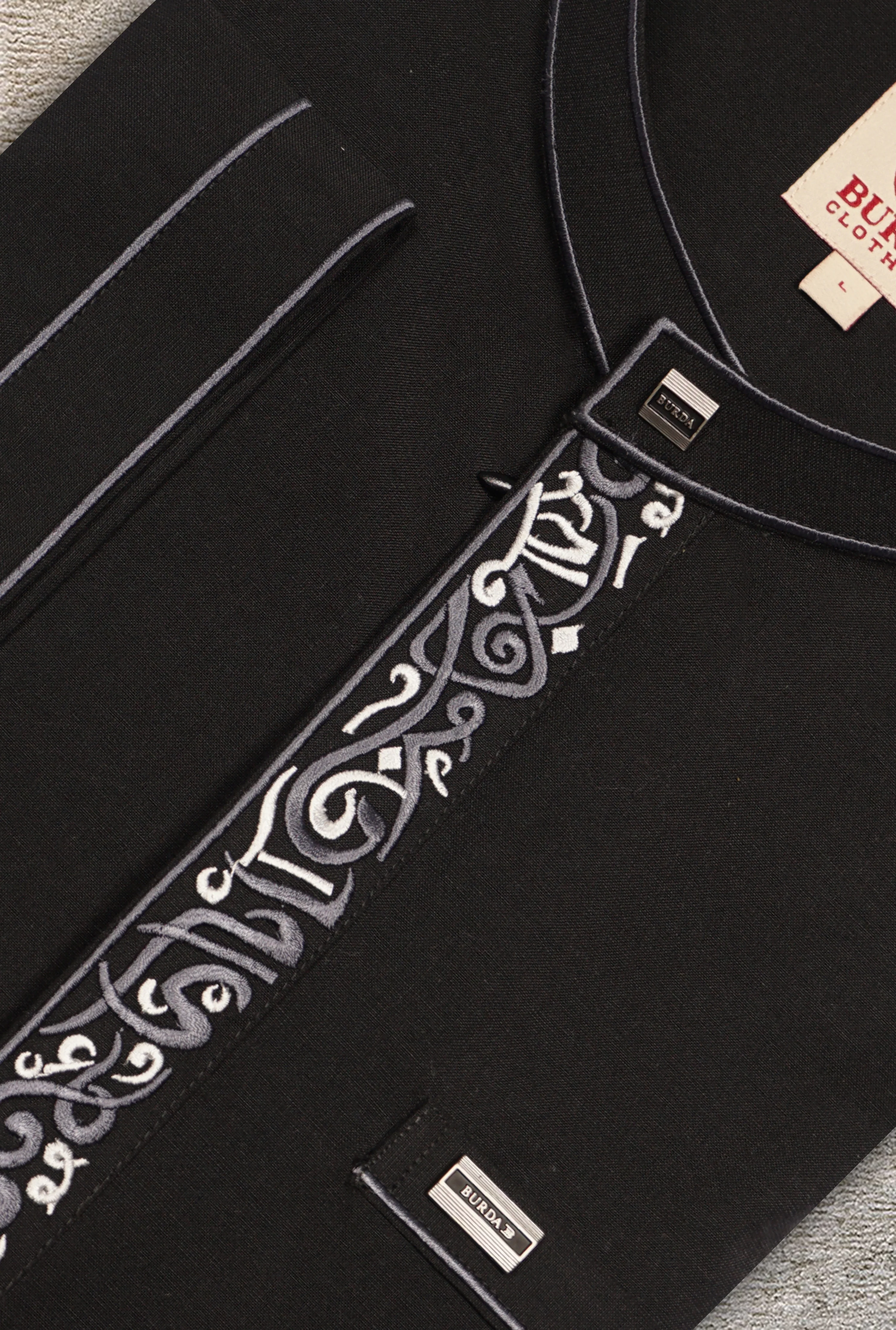 Adult Kurta 402 Black - Image 6