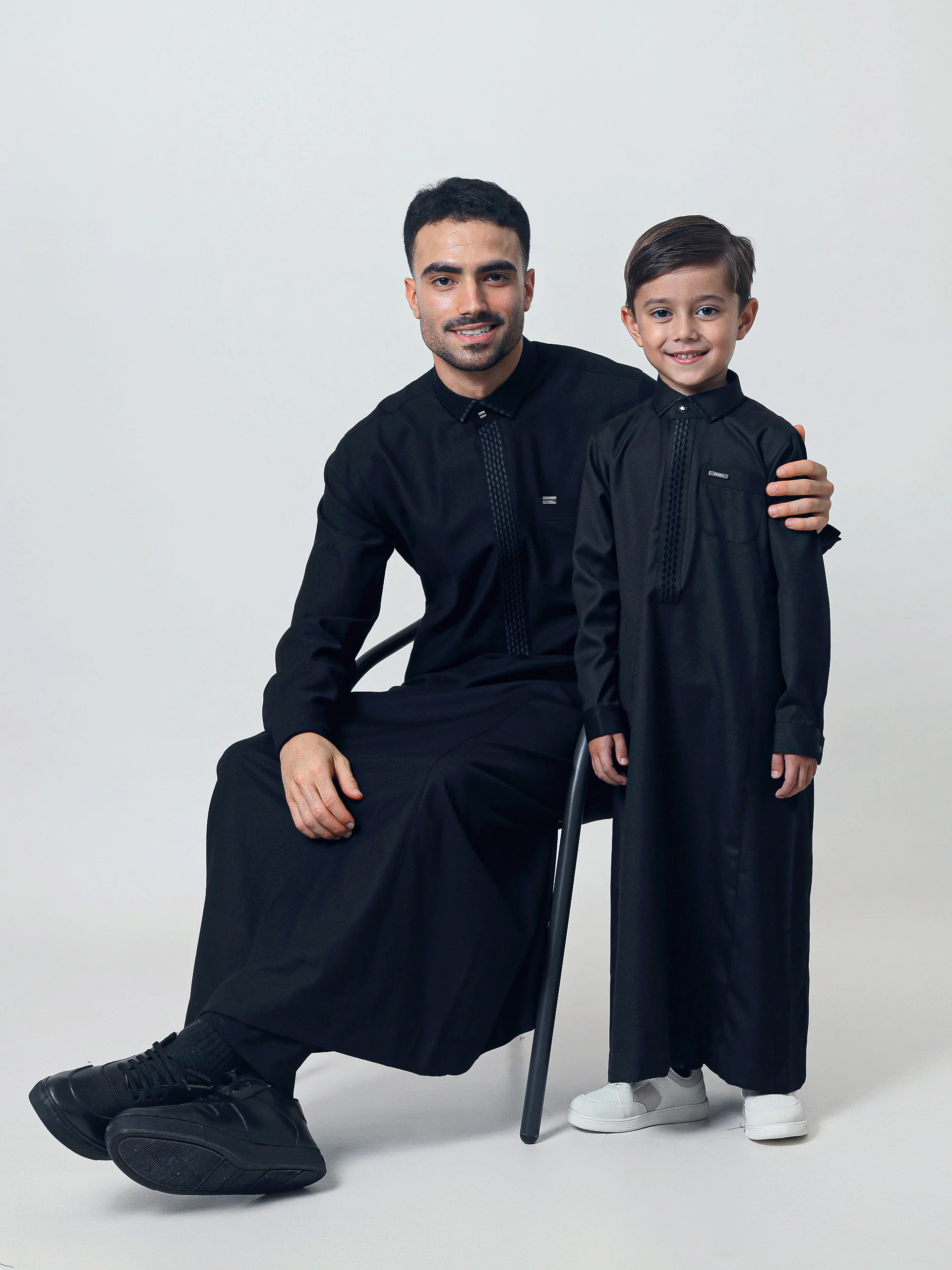 Kids Thobe 307 Black - Image 7
