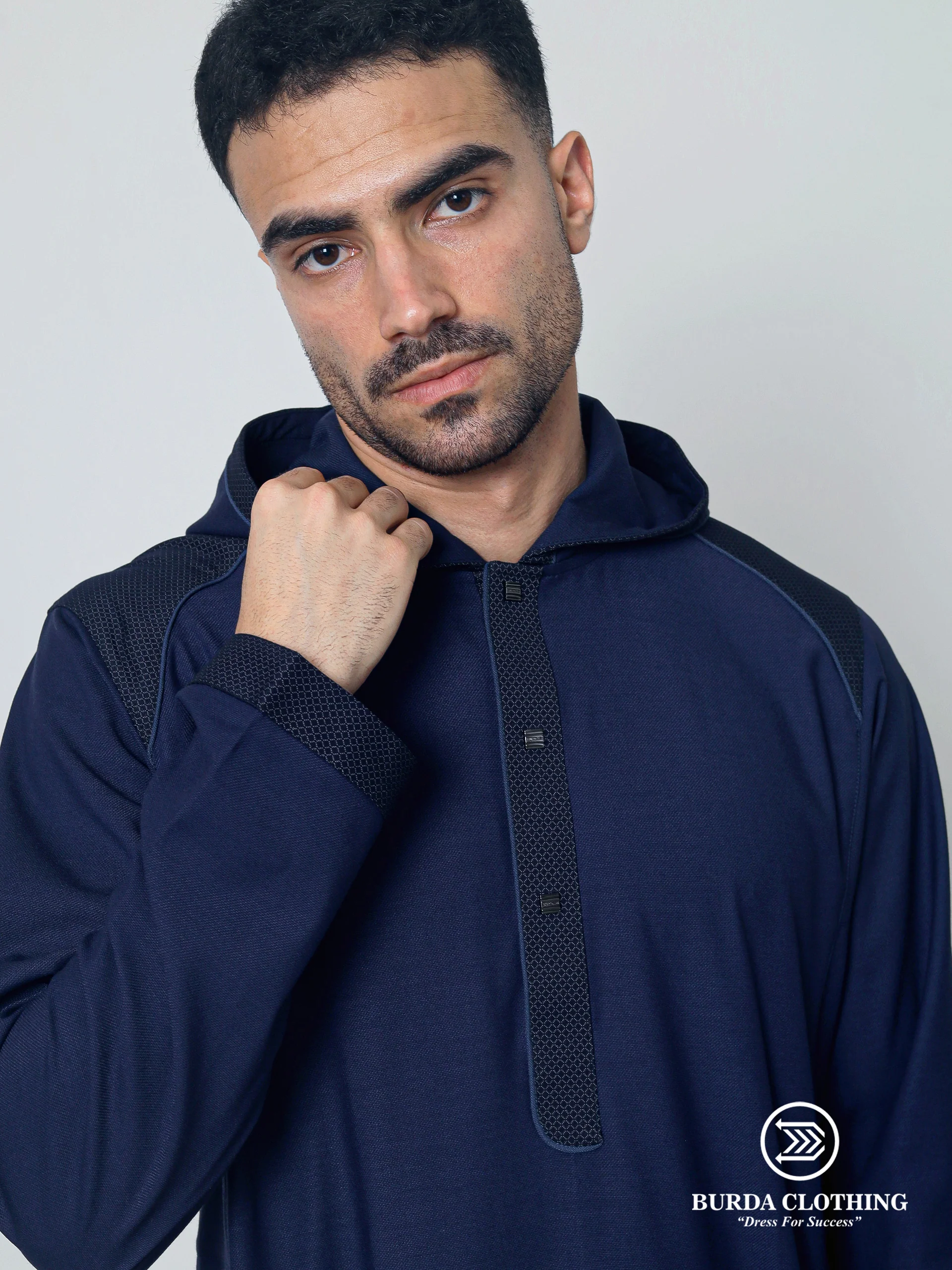 Adult Thobe 309 Navy - Image 4
