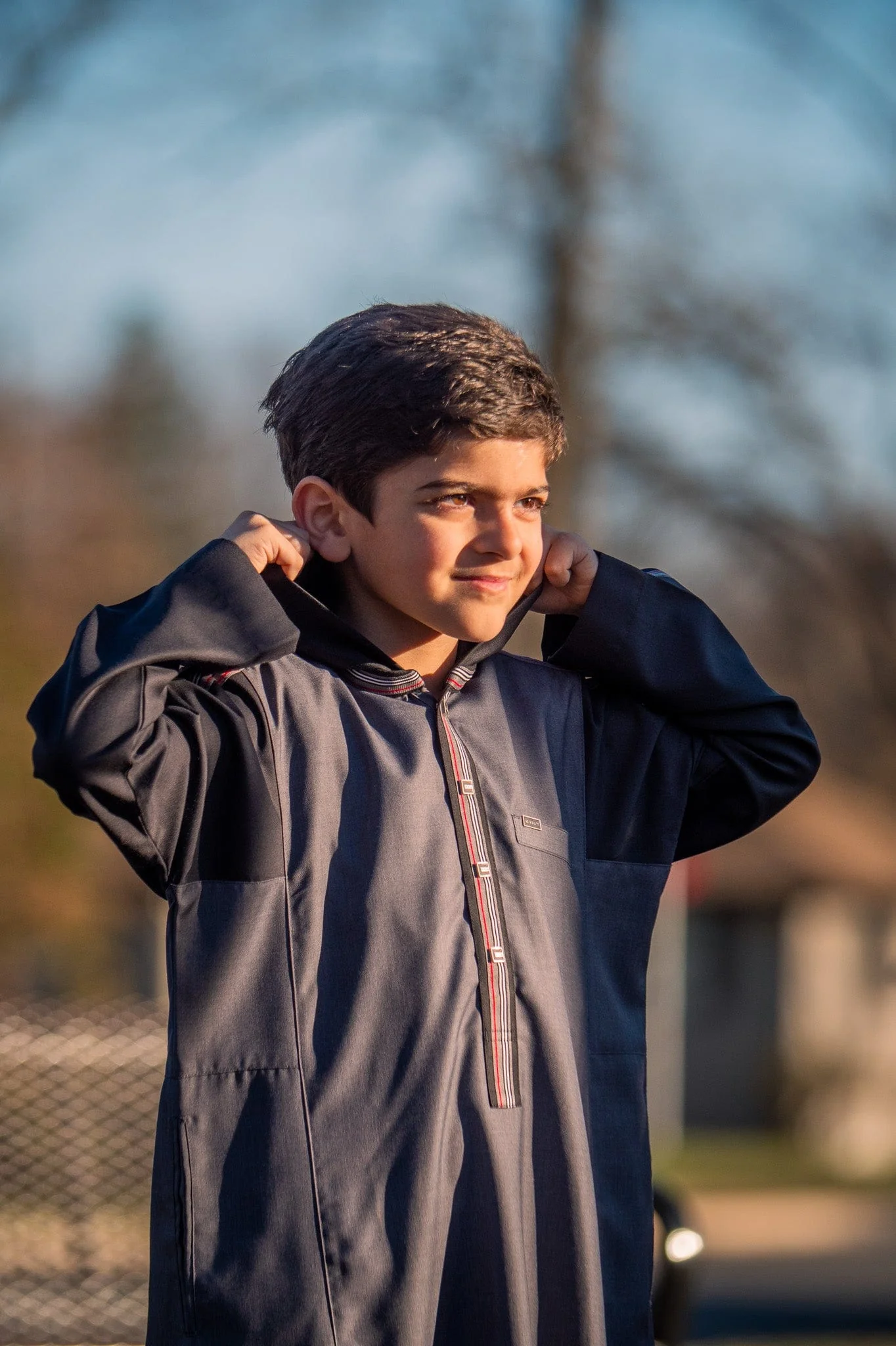 Kids Premium Hoodie Thobe 515 - Image 6