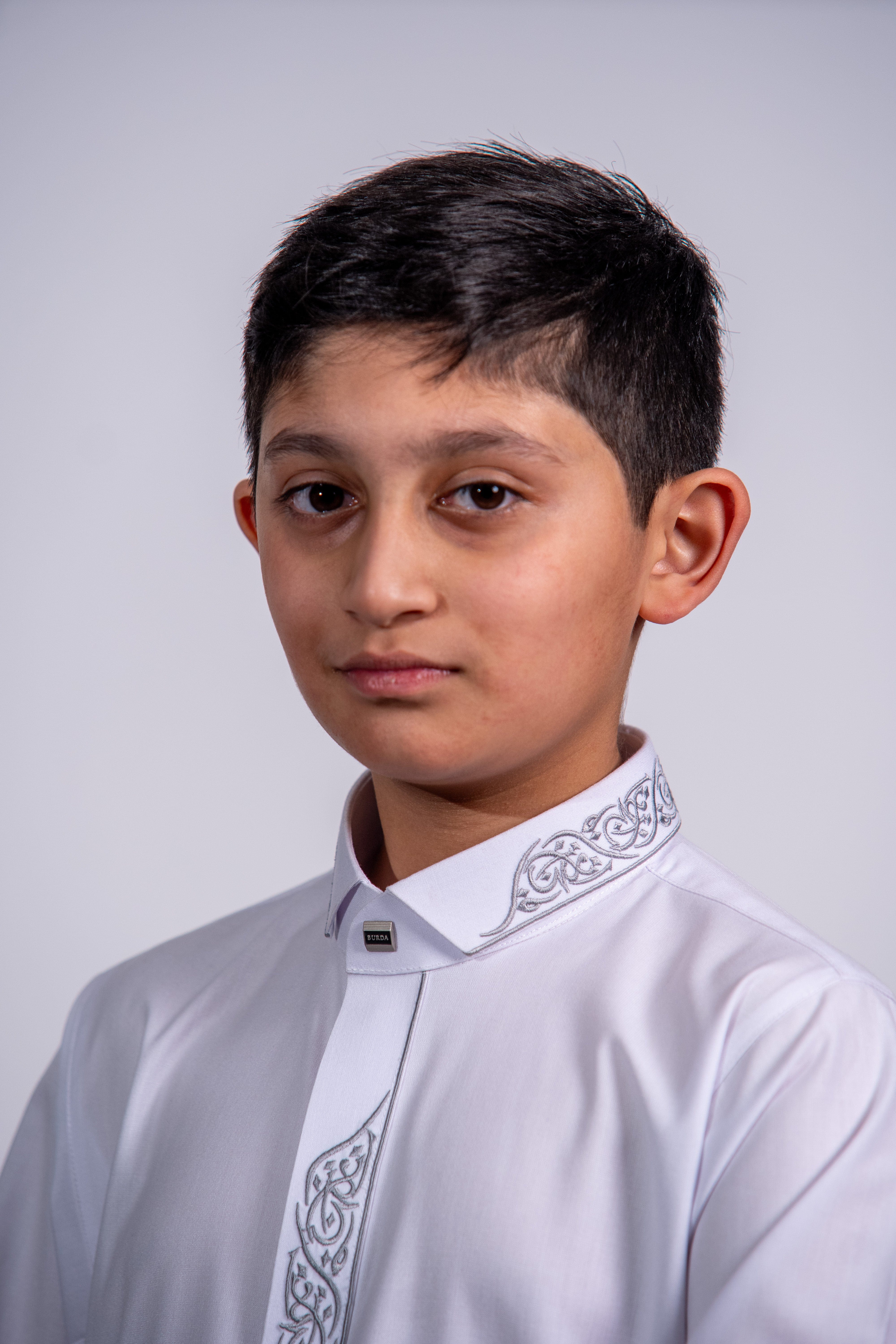 Kids Premium Thobe 214 White - Image 3