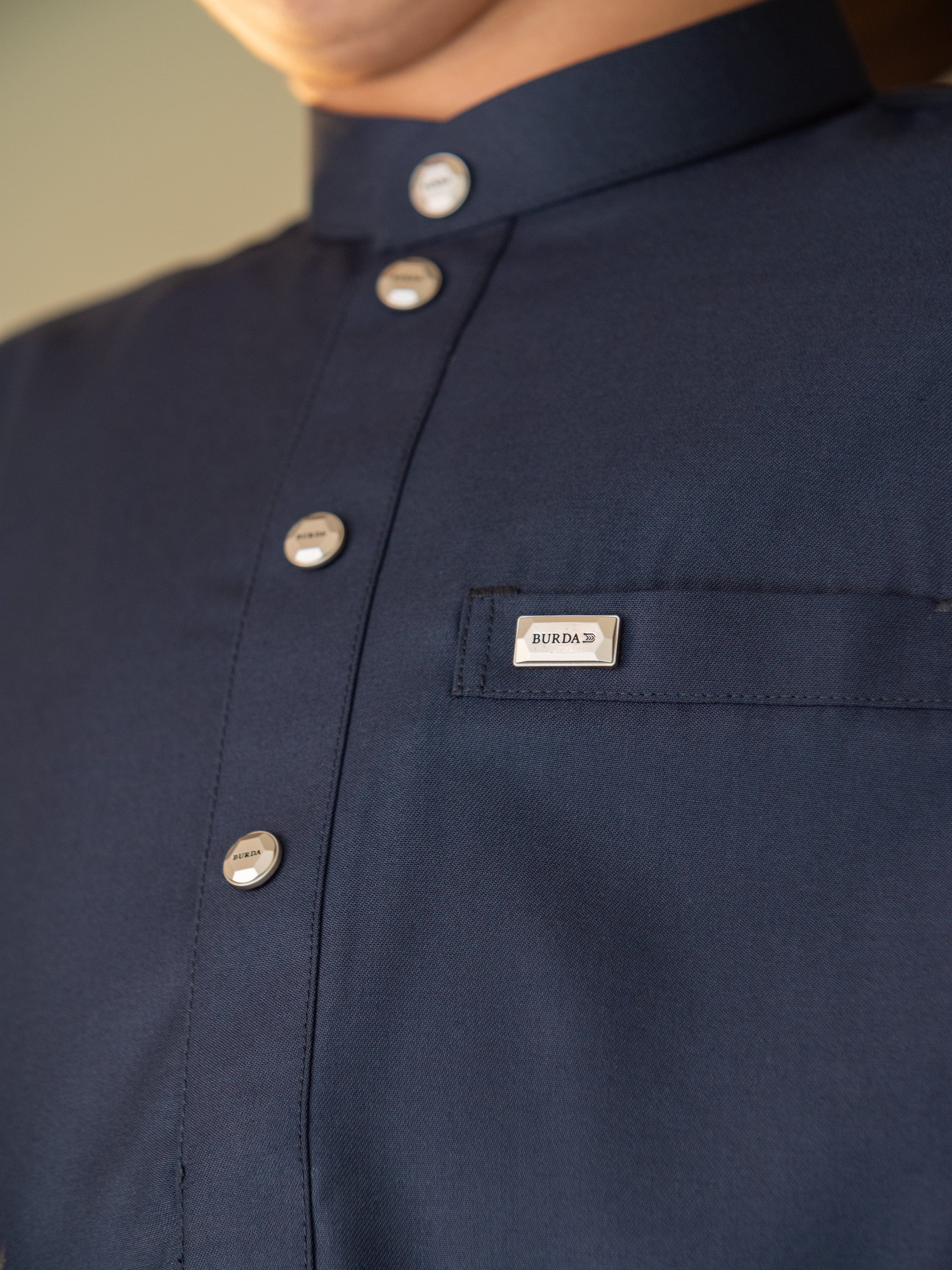 Kids Thobe 110B Navy Blue - Image 4