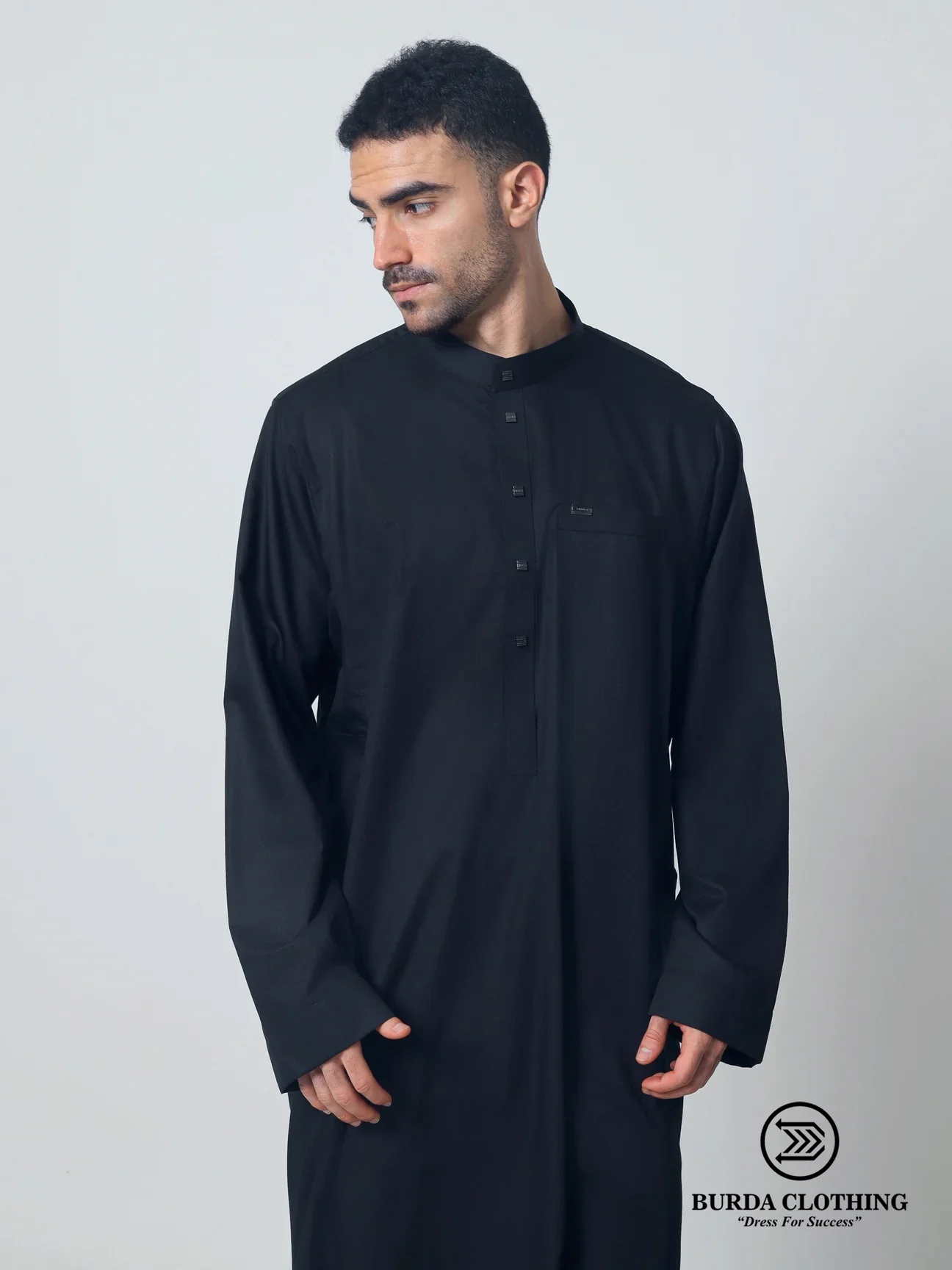 Kids Thobe 205 Black - Image 3