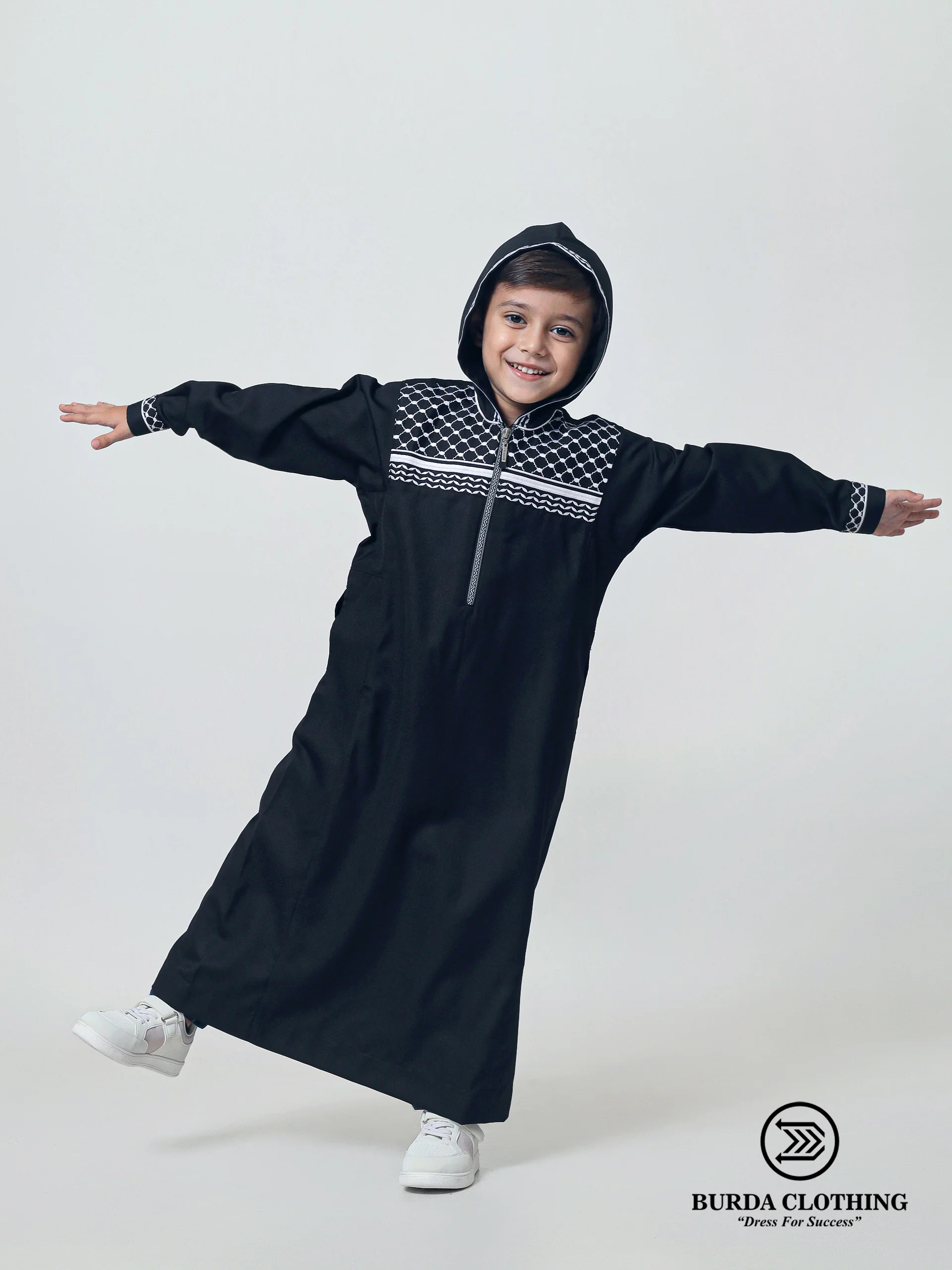 Kids Thobe 305 Black - Image 4