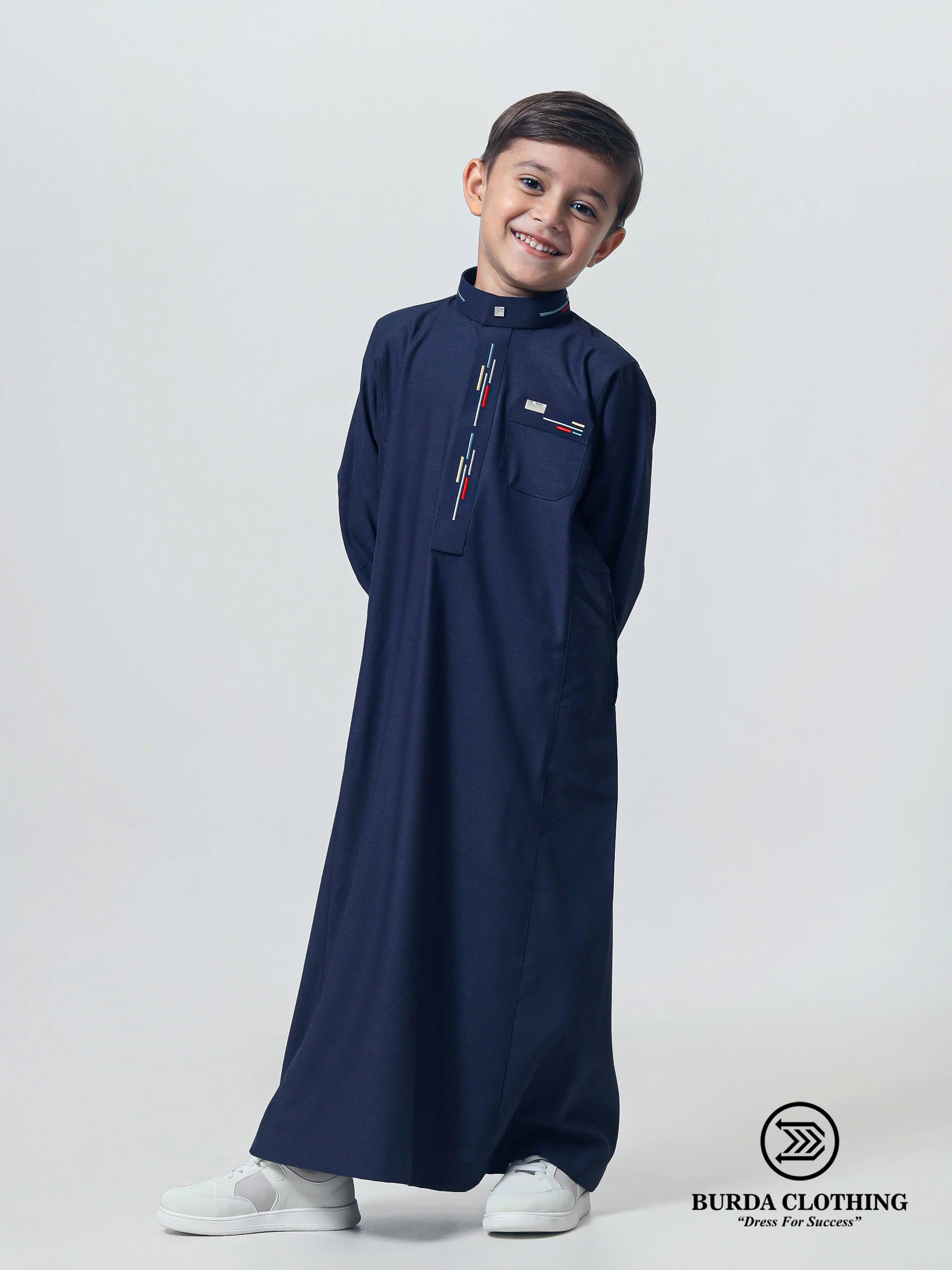 Kids Thobe 316 Navy - Image 4