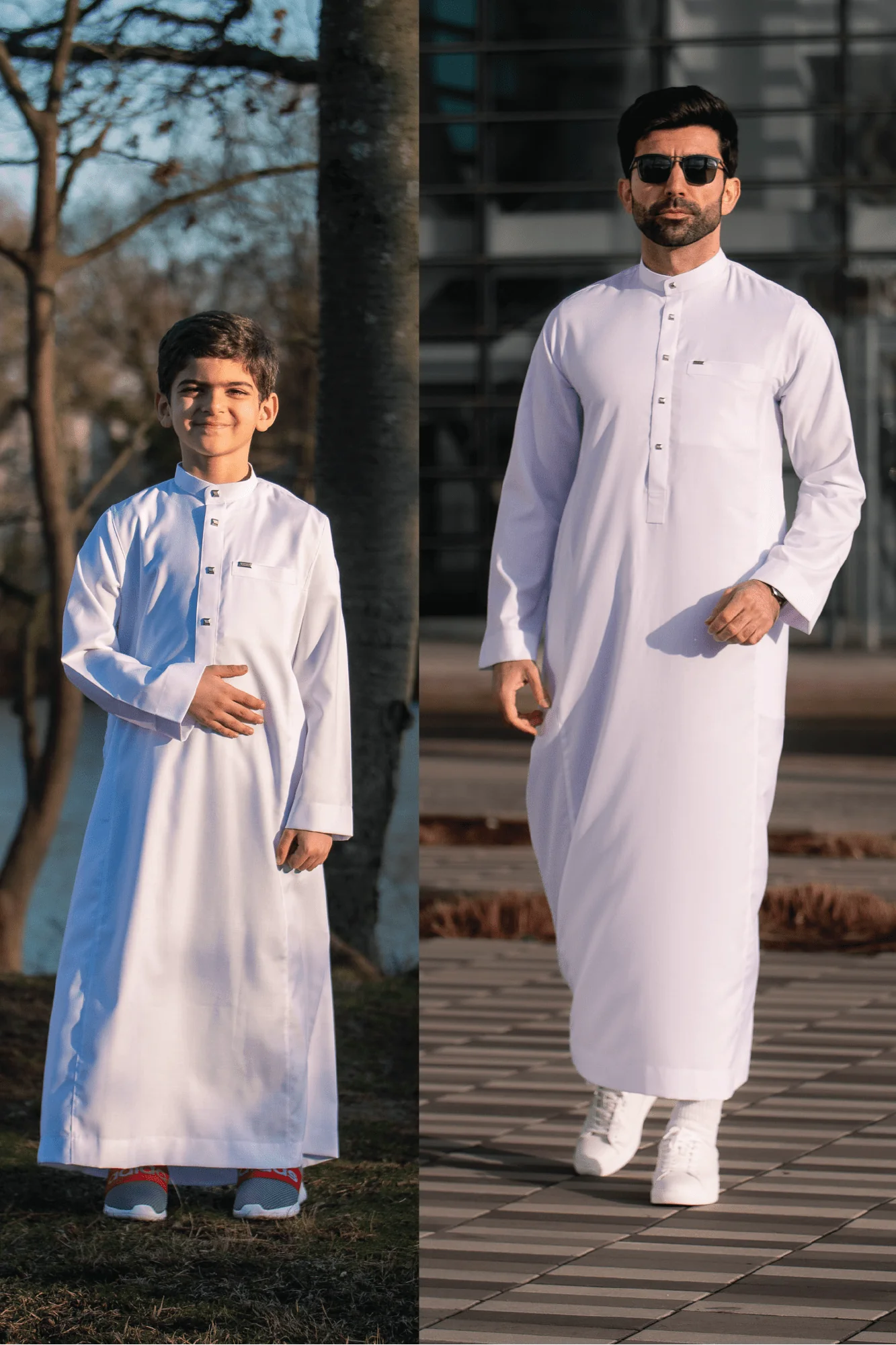 Kids Thobe 509 White - Image 3