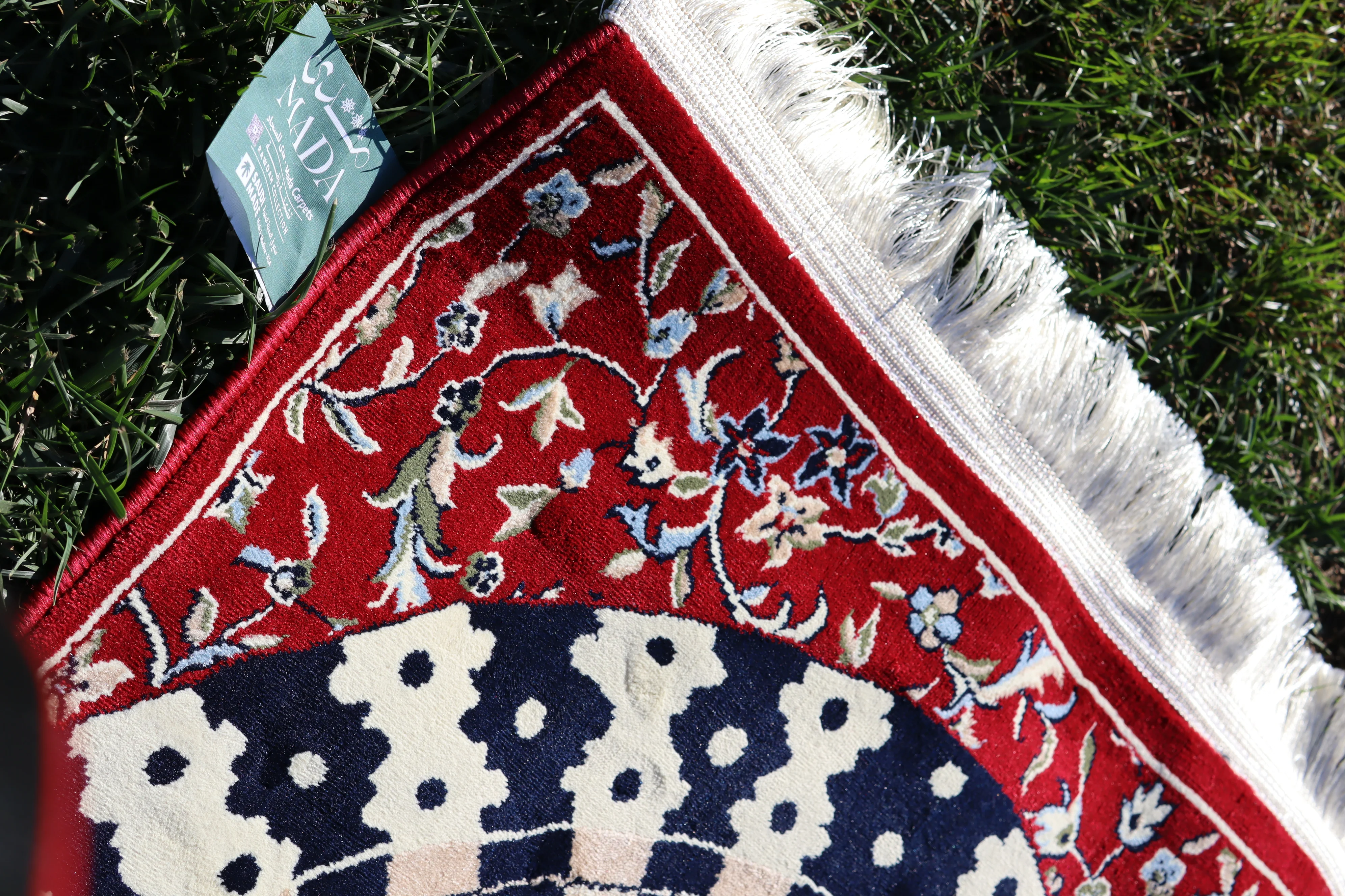 Medina Prayer Rug / Carpet By MADA 2309-Red - Image 3