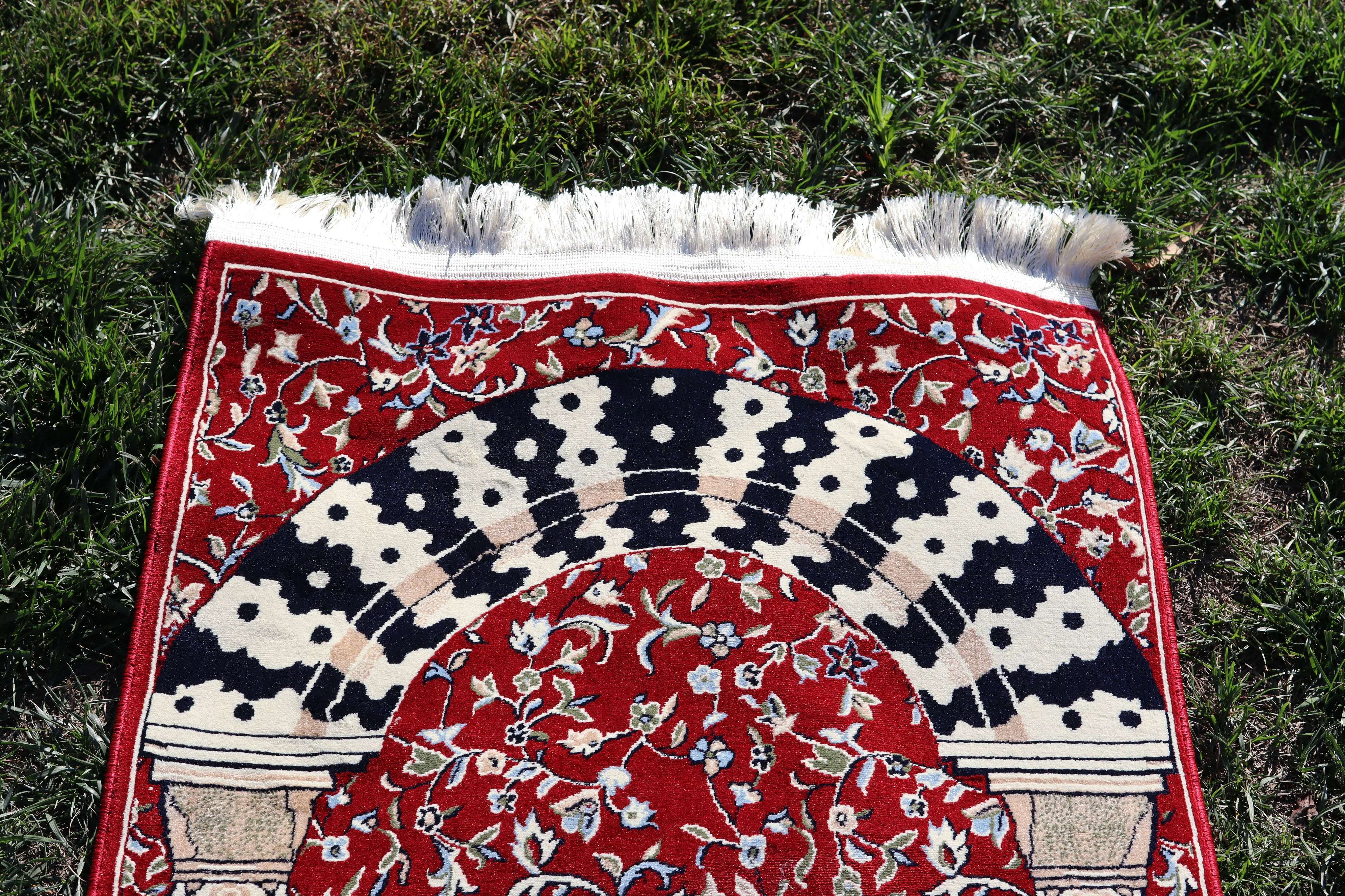 Medina Prayer Rug / Carpet By MADA 2309-Red - Image 6