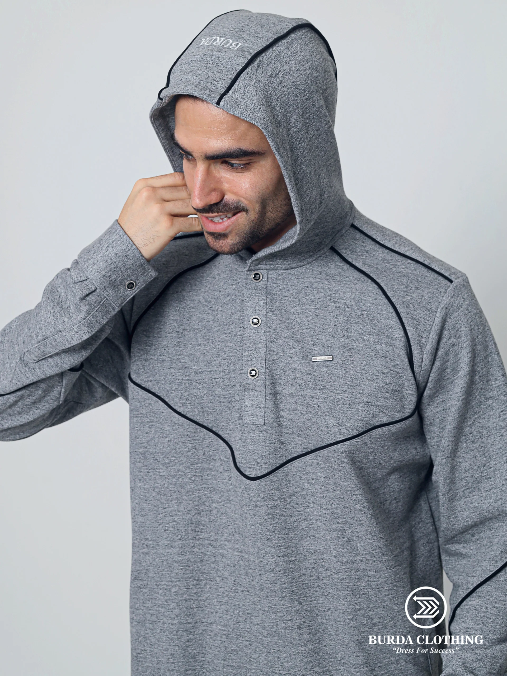 Tech Thobe 321 Gray - Image 5