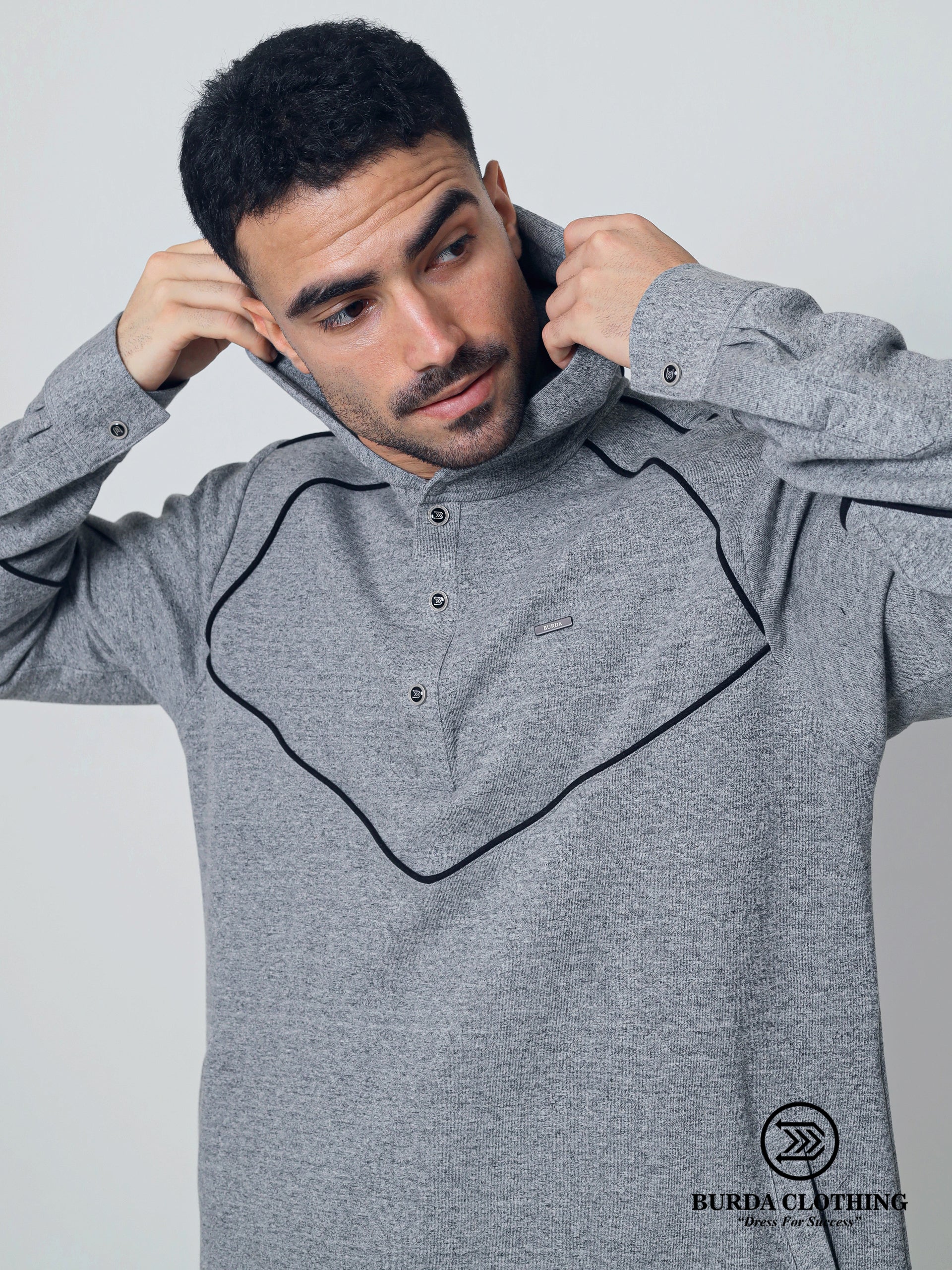 Tech Thobe 321 Gray - Image 6