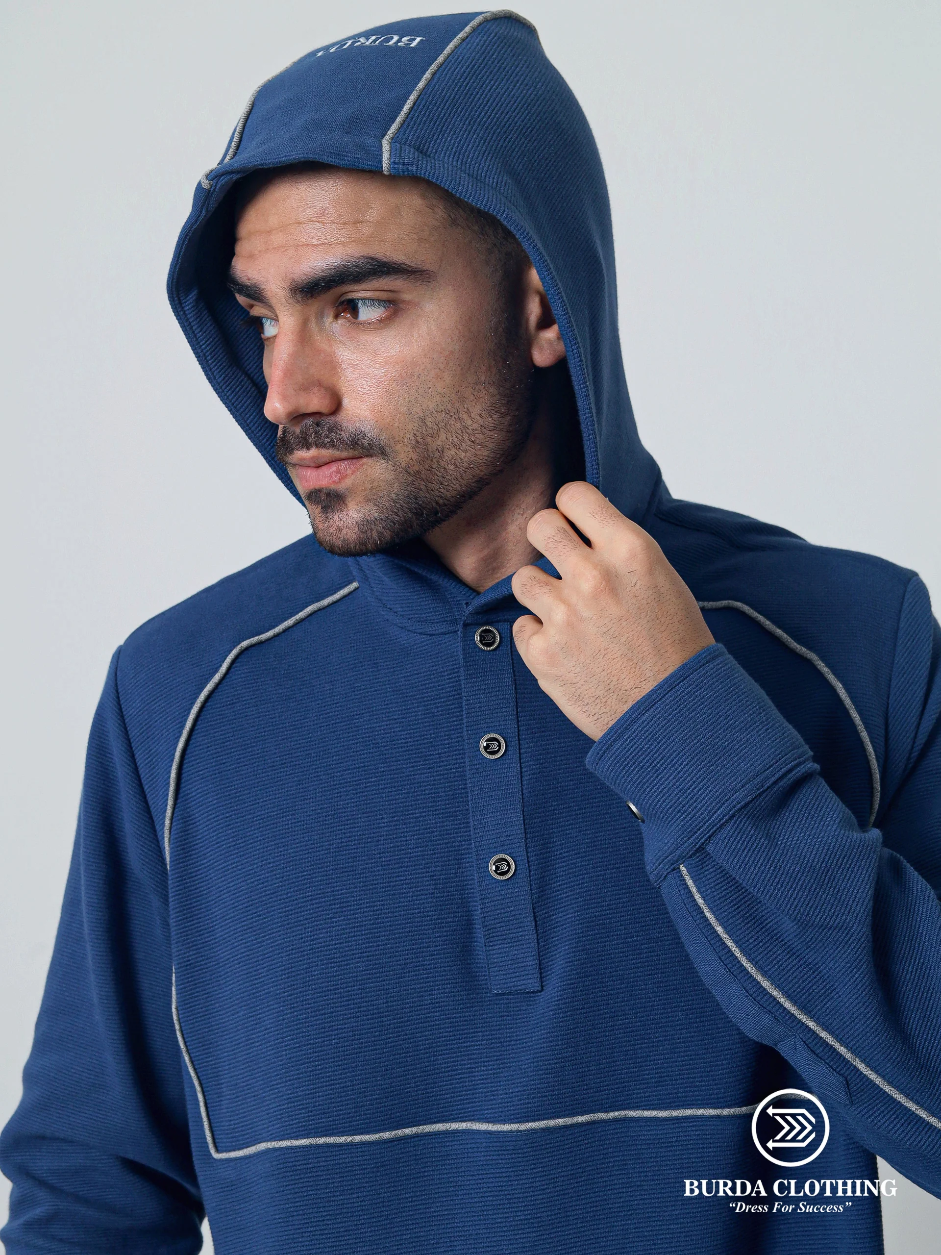 Tech Thobe 322 Blue - Image 6
