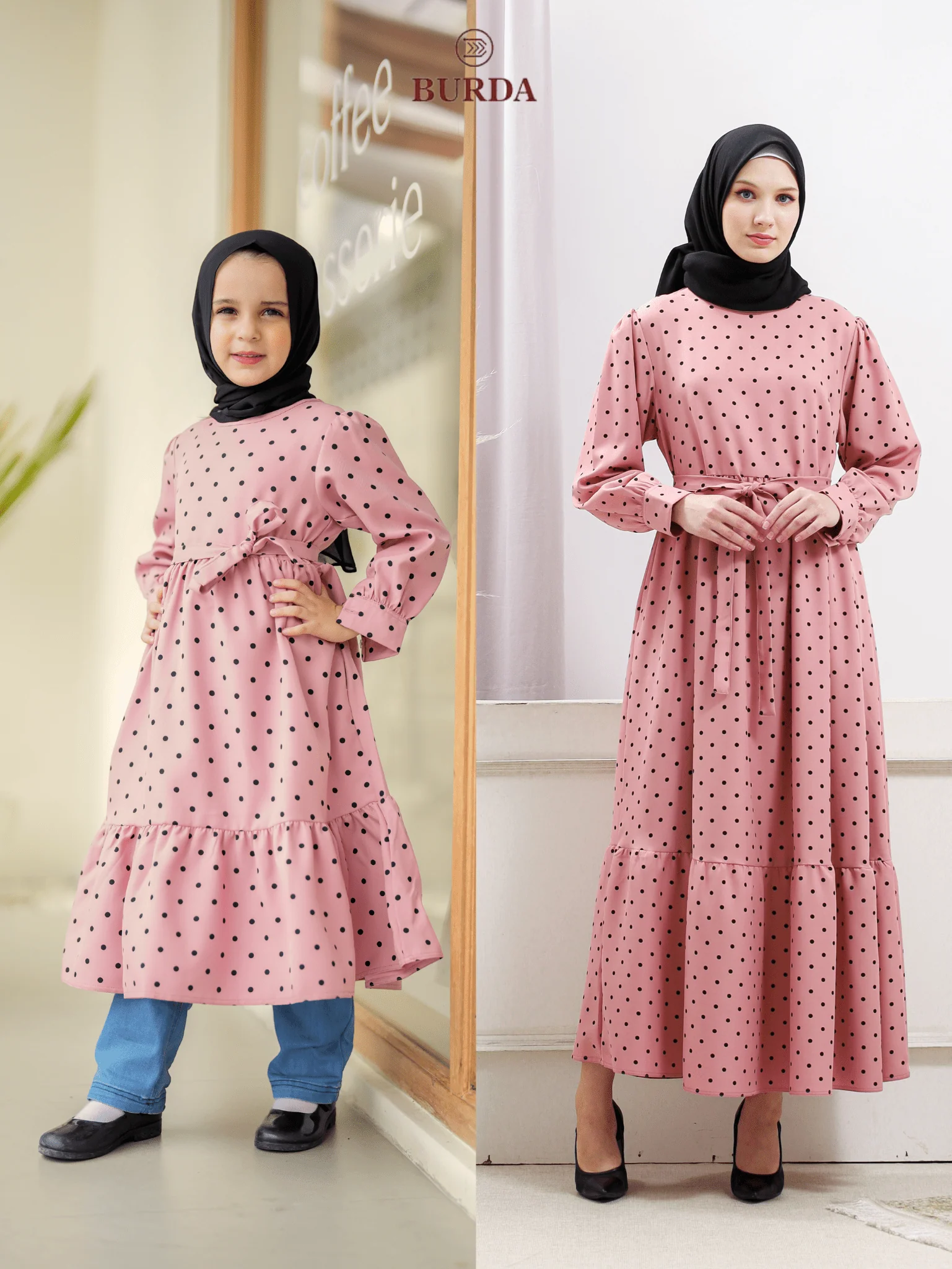 Women's Pink Polka Dot Dress - Image 13
