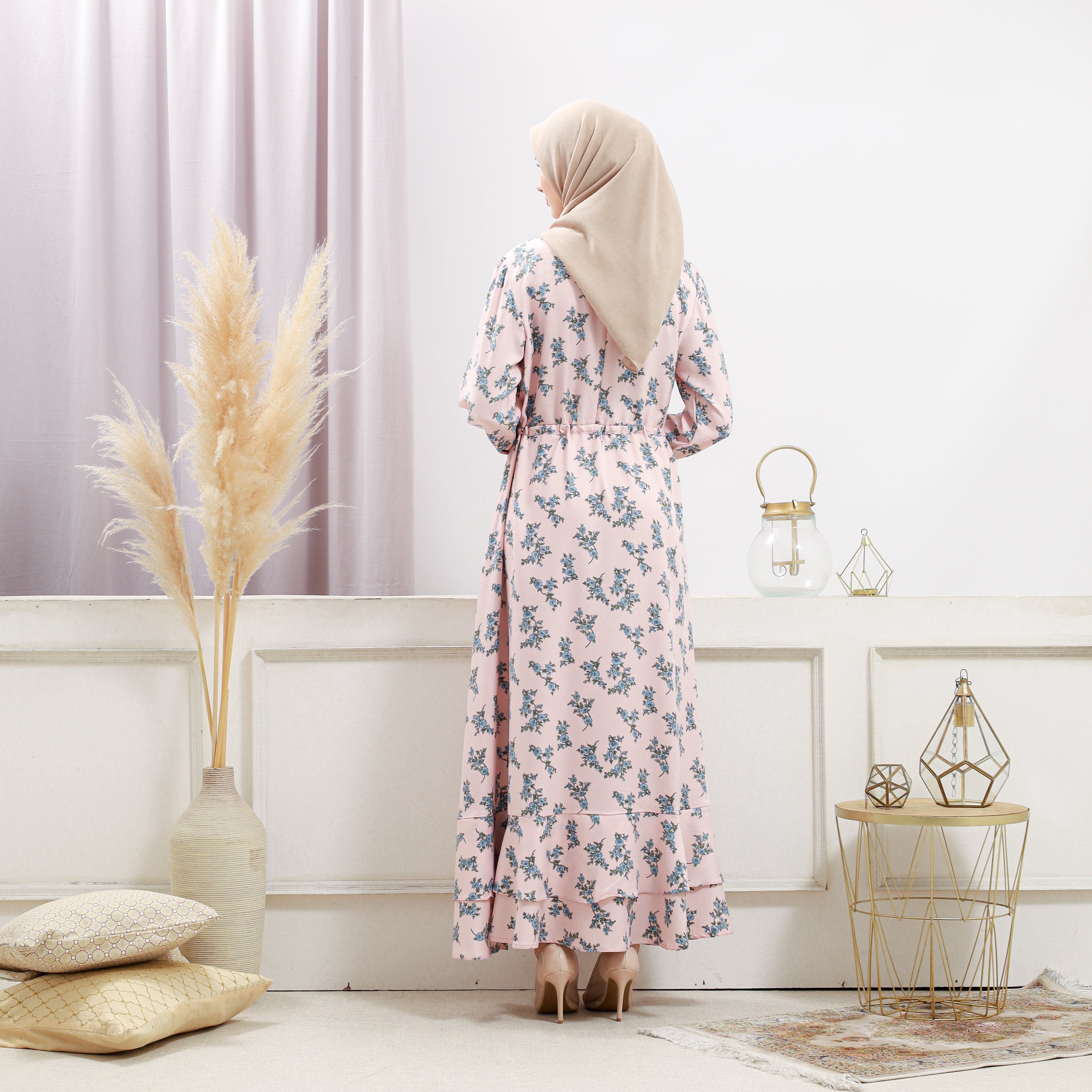 Women's Pearl Floral Dress - Image 3