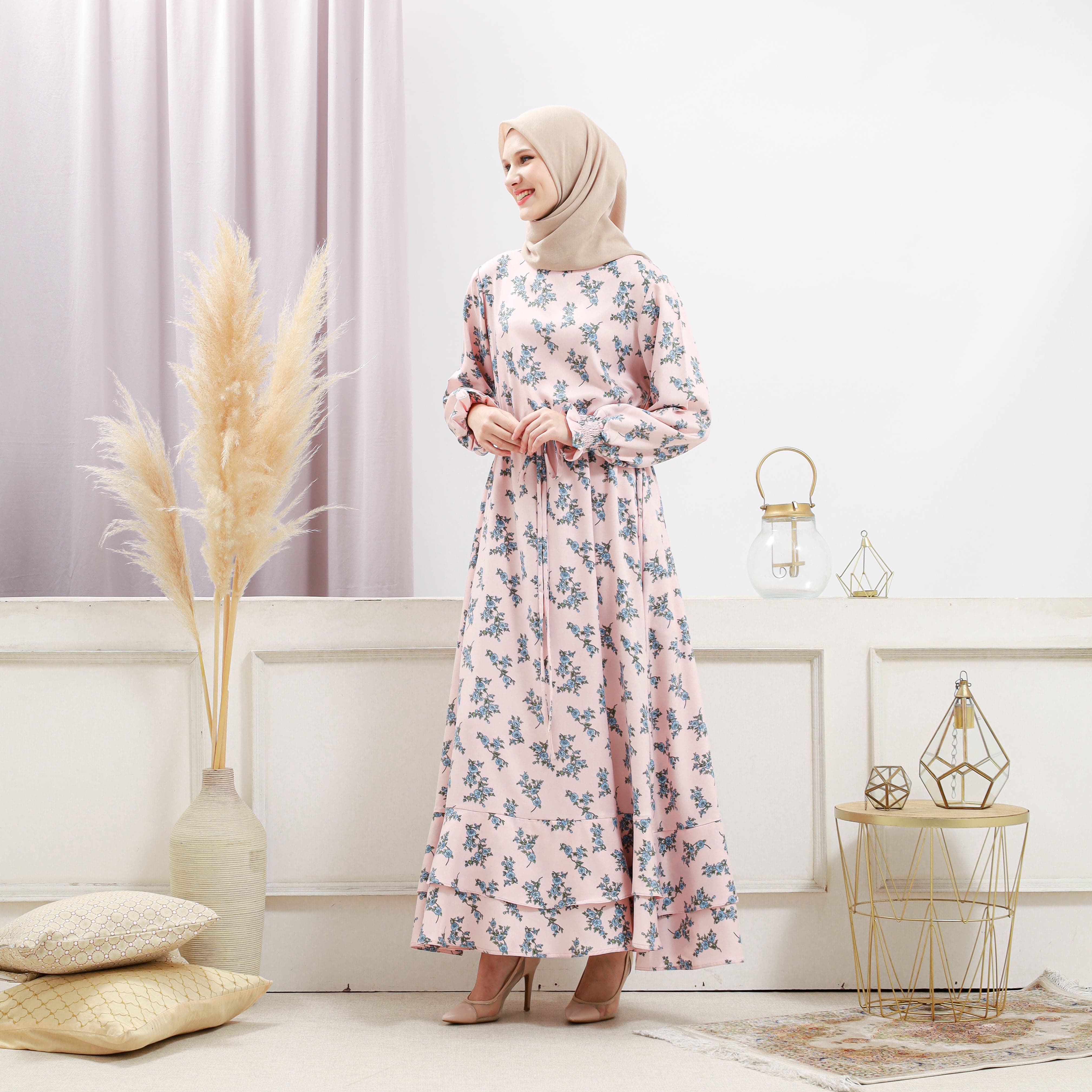 Women's Pearl Floral Dress - Image 9