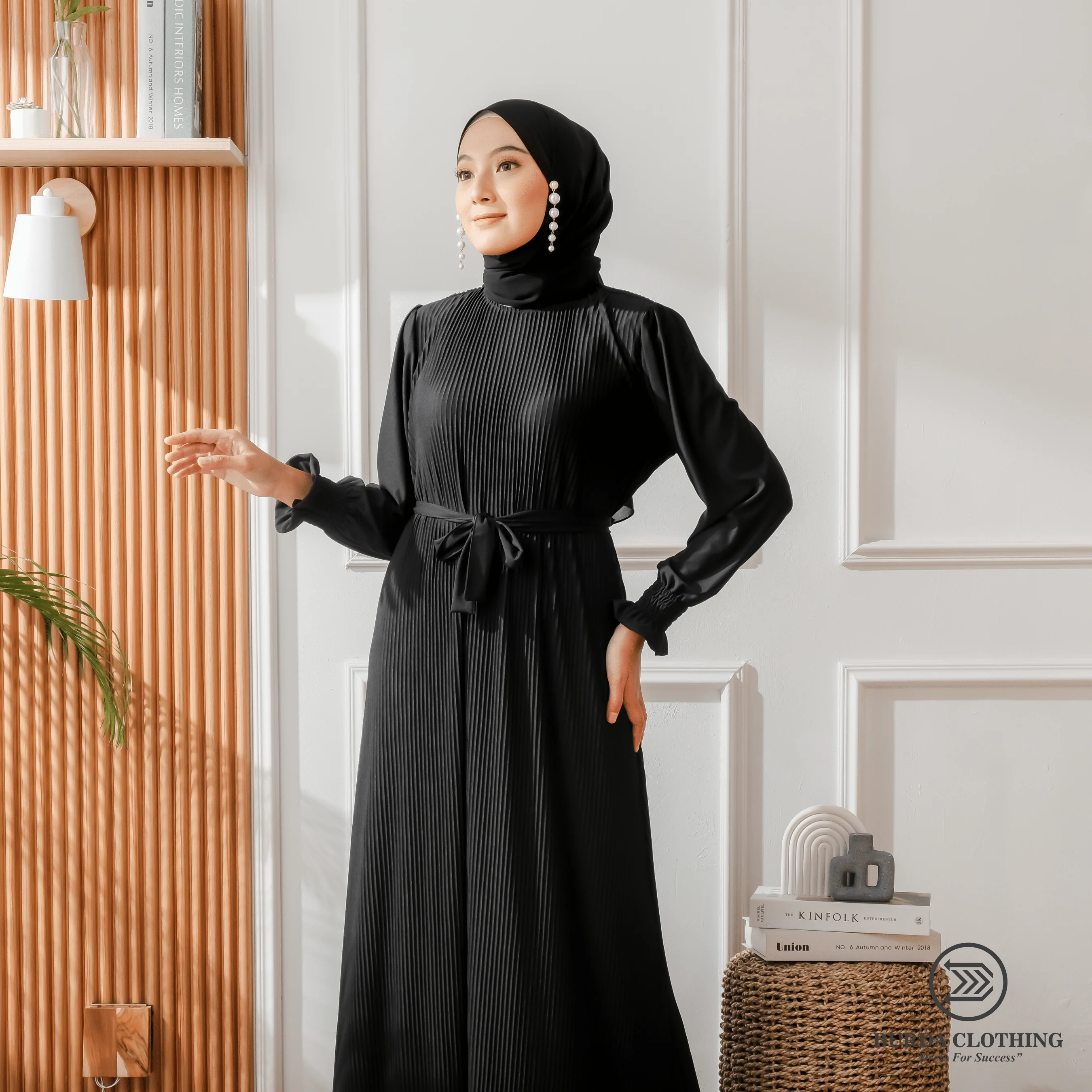 Women's Plain Dress Black - Image 21
